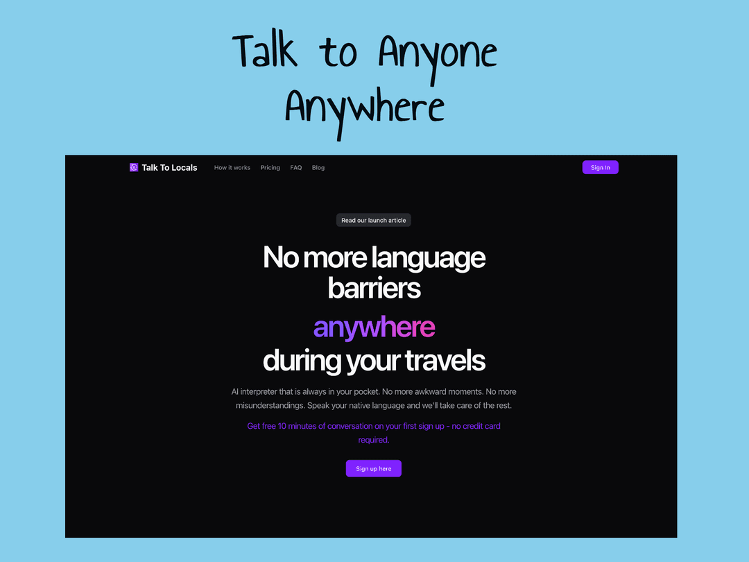 Talk To Locals - Image 1