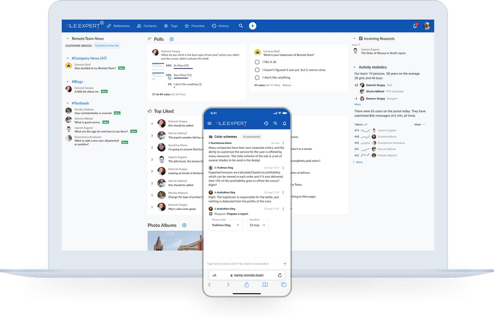 Remote.Team - chat & tasks - Image 1