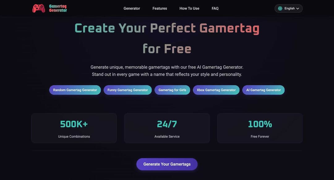 Gamertag Generator - Image 1