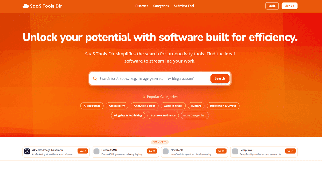 SaaS Tools Dir - Image 1