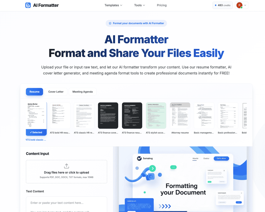 AI Formatter - Image 1