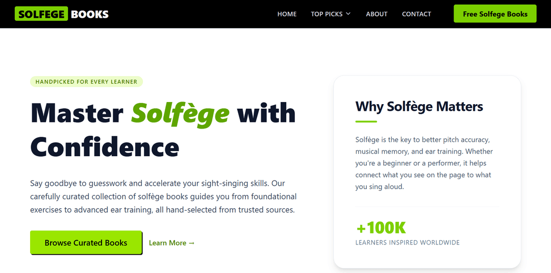  Free Solfege Books - Image 1