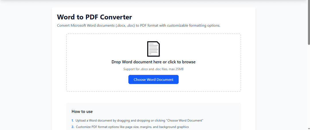 Word to PDF - Image 1