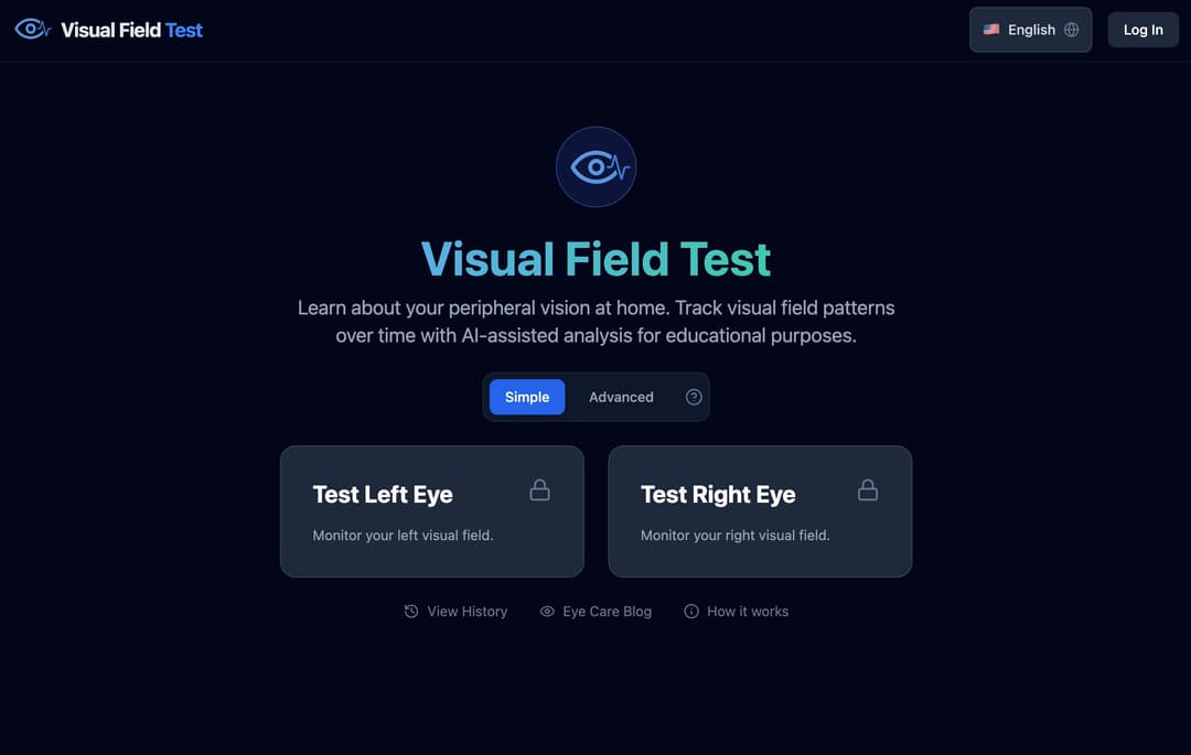 Visual Field Test - Detect Blind Spots Online - Image 1