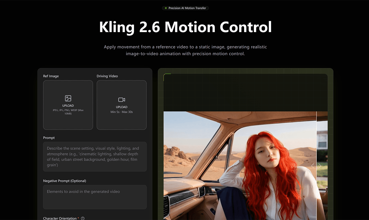 Kling Motion Control - Image 1