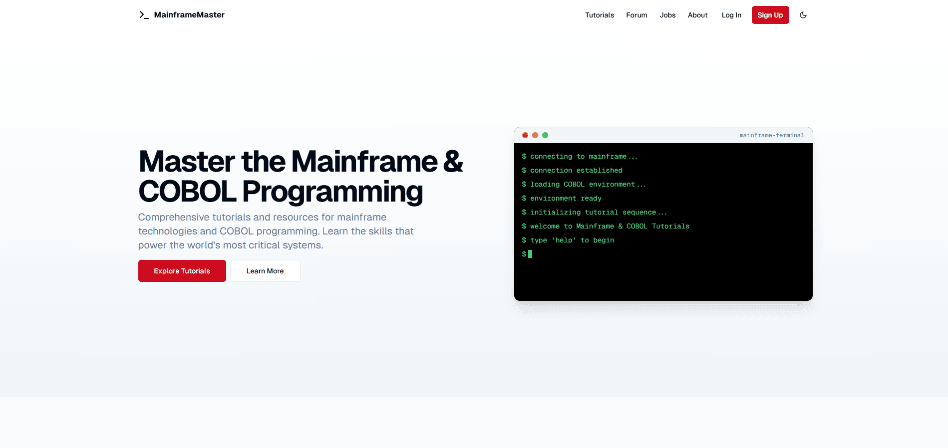 MainframeMaster - COBOL & Mainframe Tutorials - Image 1