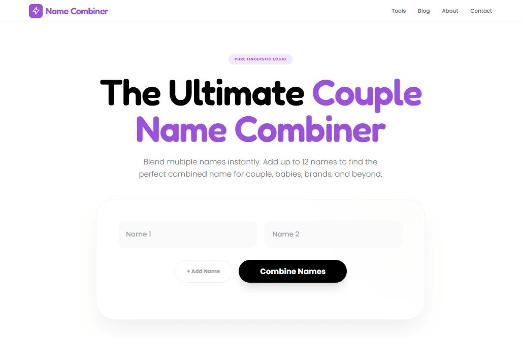 Couple Name Combiner - Image 1