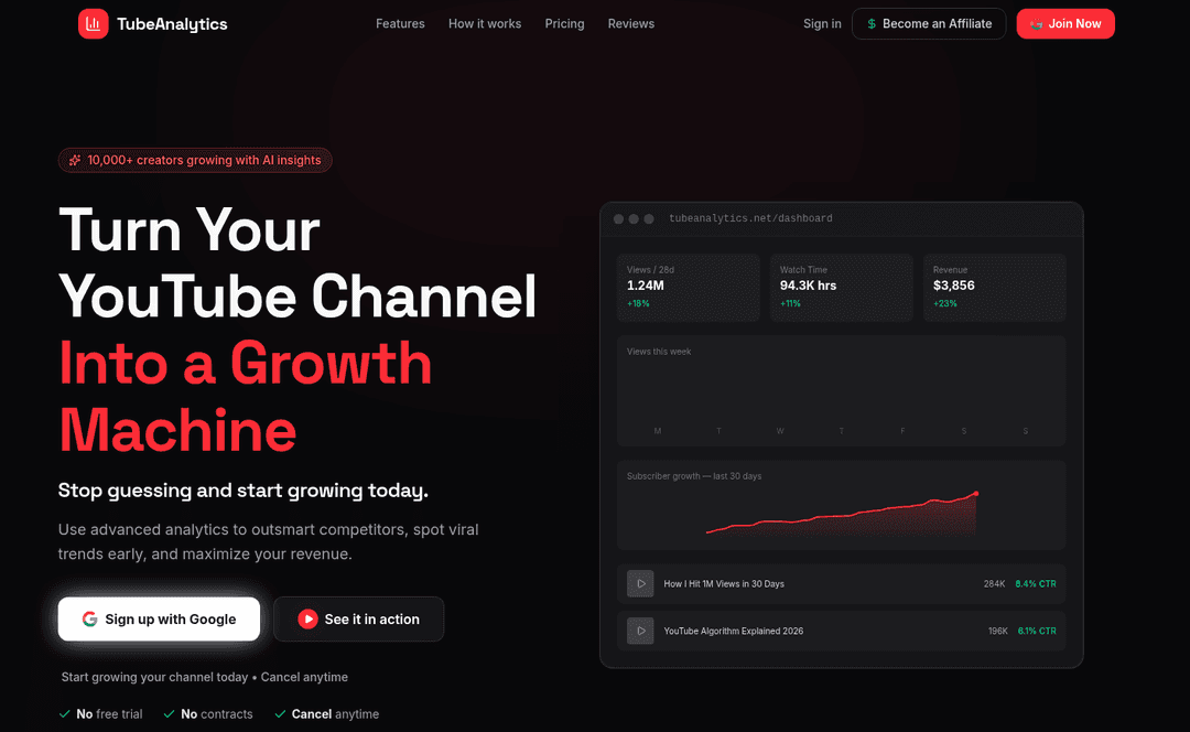 TubeAnalytics - Image 1