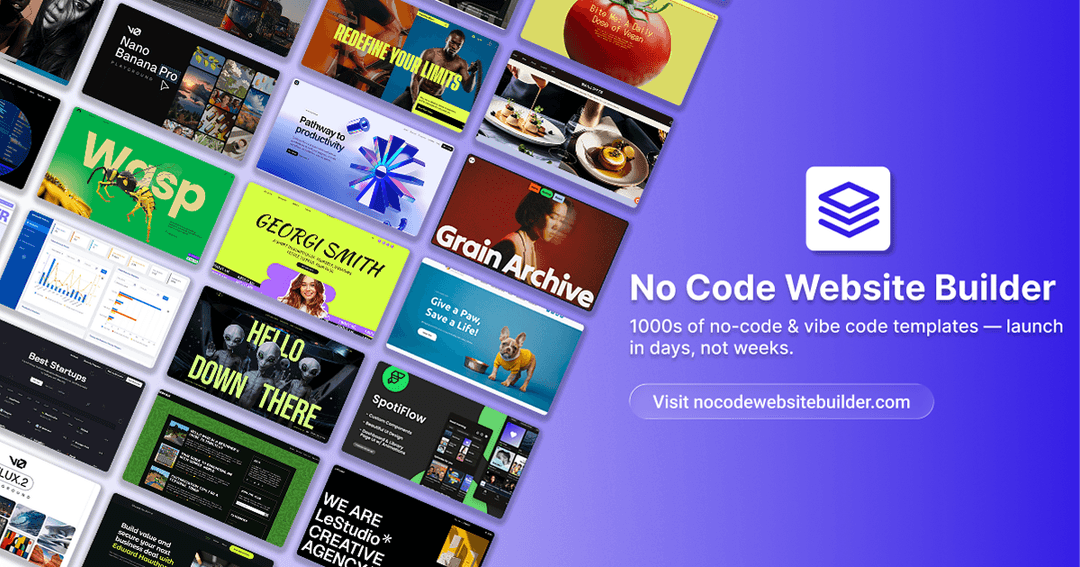 No Code Website Builder - Image 1