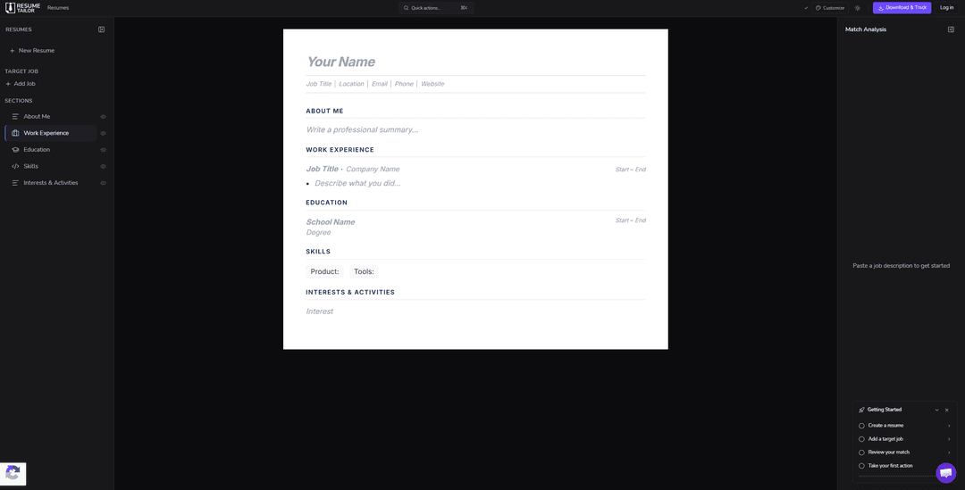 Resume Tailor - Image 1