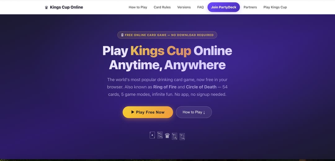 Kings Cup Online - Image 1