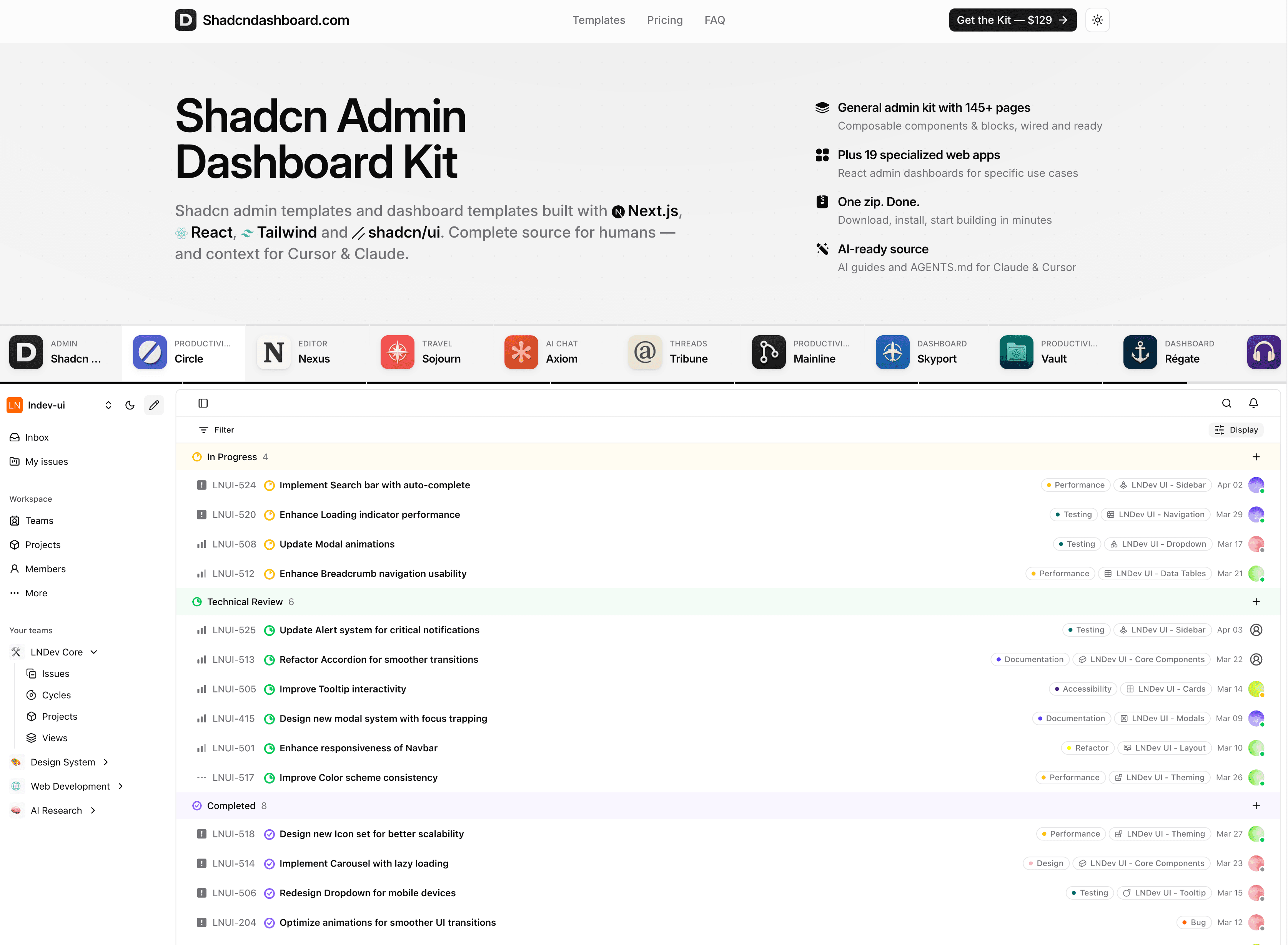 Shadcndashboard - Image 1
