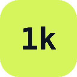 First 1,000 Users logo