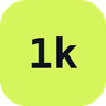 First 1,000 Users logo